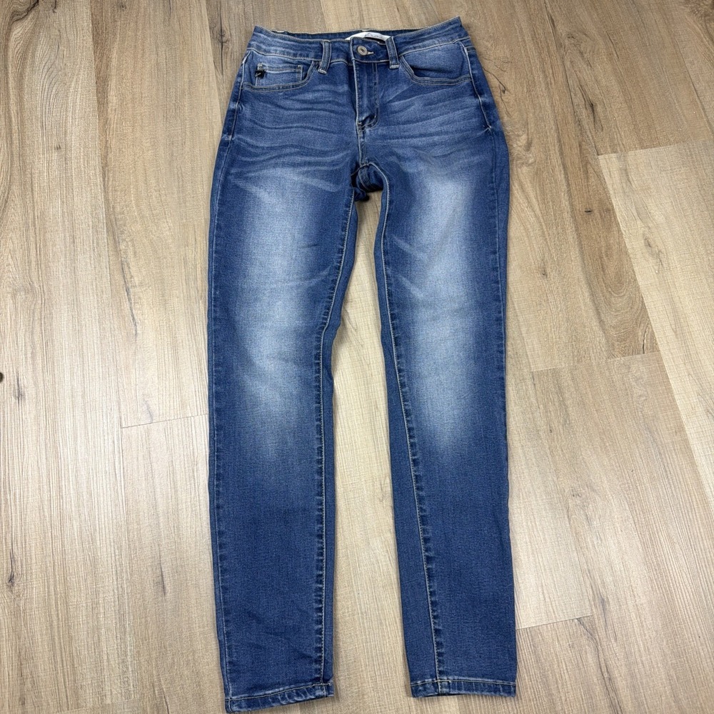 KanCan Skinny Jeans Womens 5/26 Medium Wash Stretch Denim Mid Rise